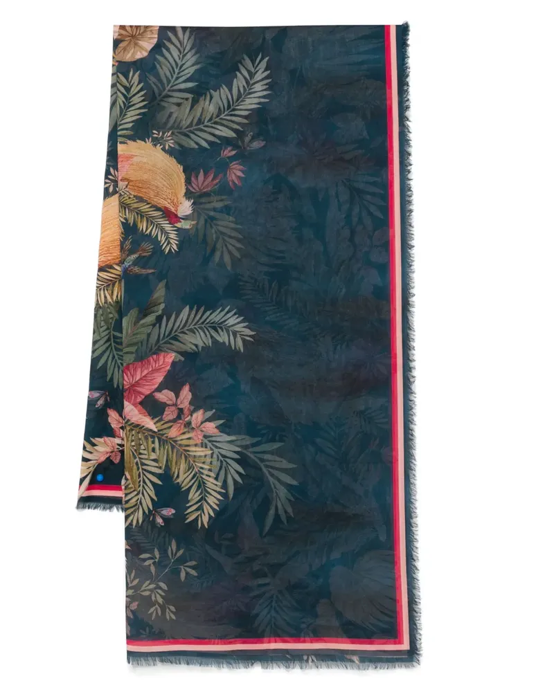 Zimmermann Pareo mit Print - Blau Blau