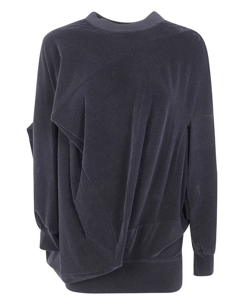 Junya Watanabe Drapierte Bluse - Grau Grau
