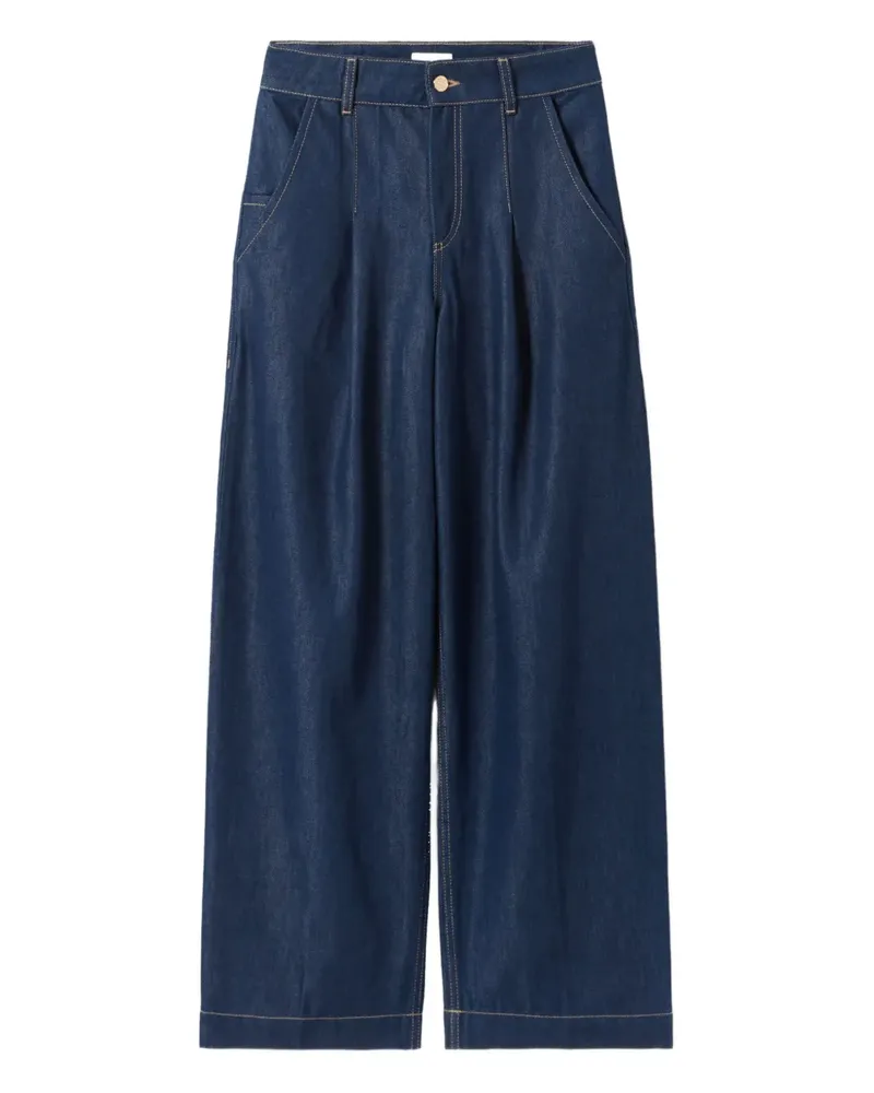 Claudie Pierlot Weite Jeans - Blau Blau