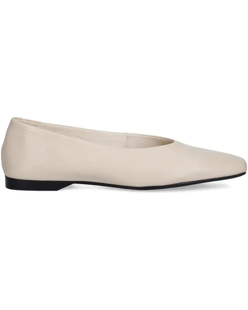 Vagabond Ballerinas mit eckiger Kappe - Weiß Weiß