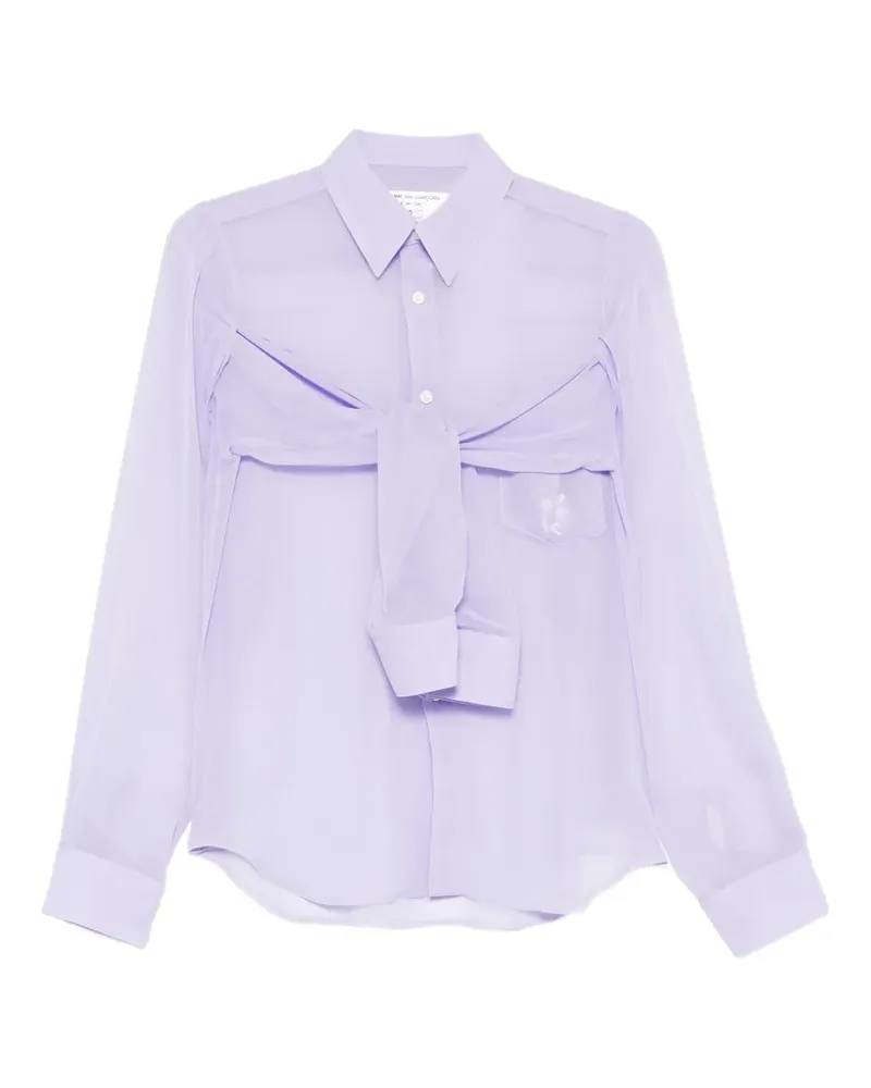 Comme des Garçons point-collar shirts - Violett Violett