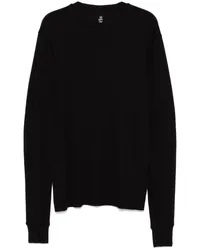 THOM KROM Sweatshirt mit Stickerei Schwarz