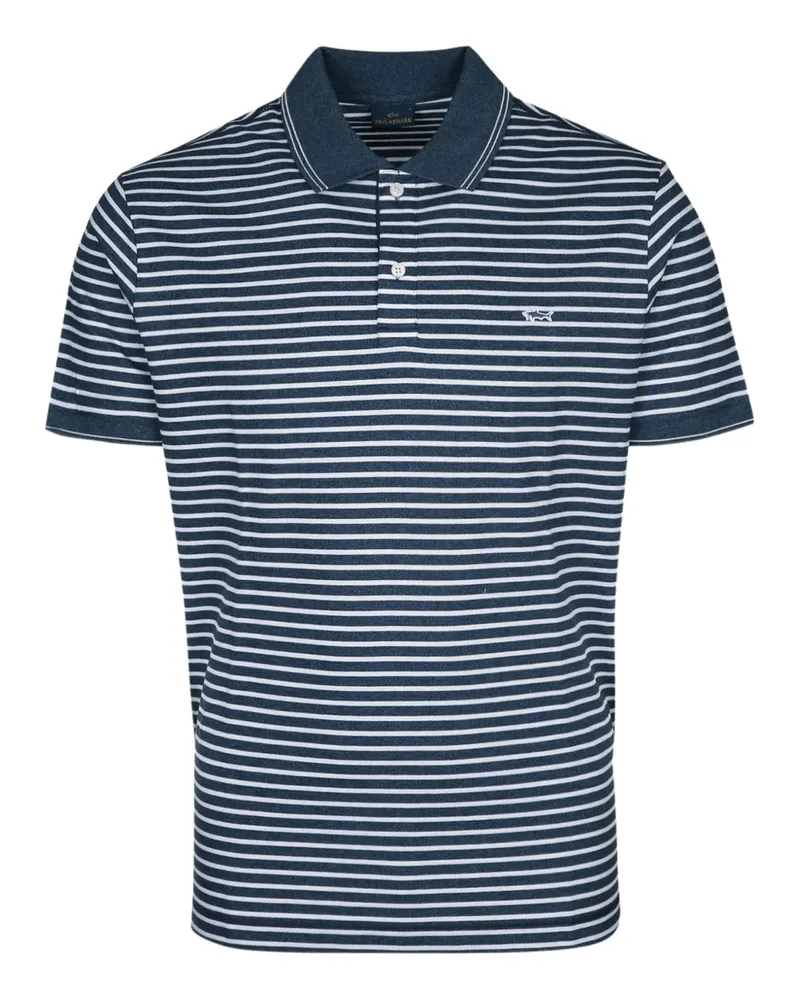 Paul & Shark Gestreiftes Poloshirt - Blau Blau