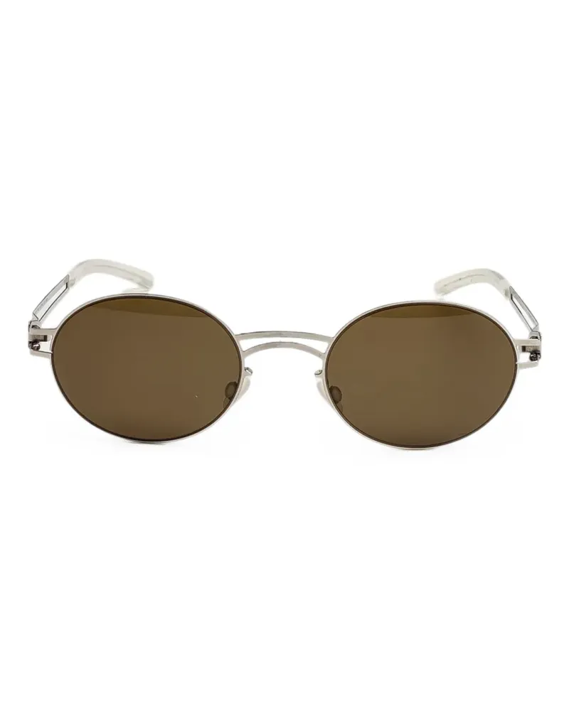 Mykita Dada Sonnenbrille mit rundem Gestell - Silber Silber