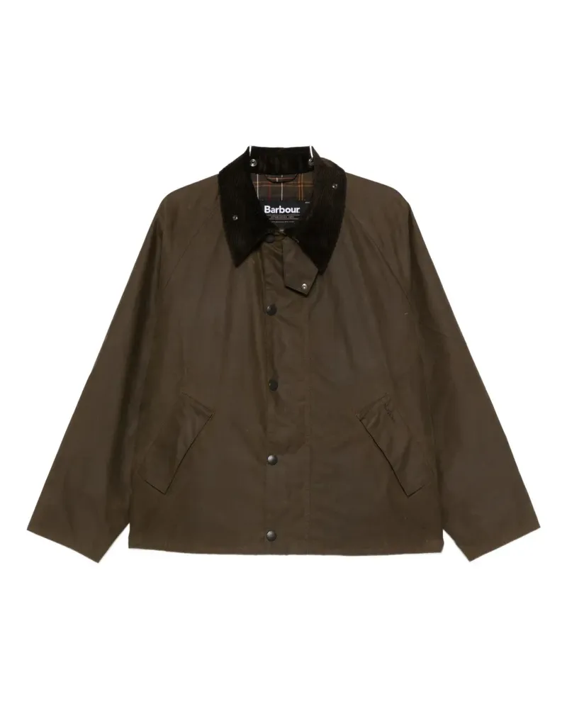 Barbour Jacke mit Cordkragen - Braun Braun
