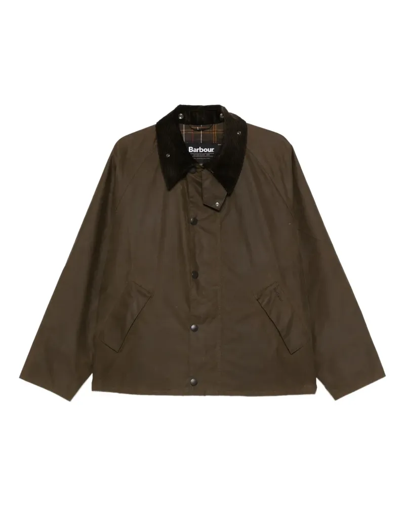Barbour Jacke mit Cordkragen - Braun Braun