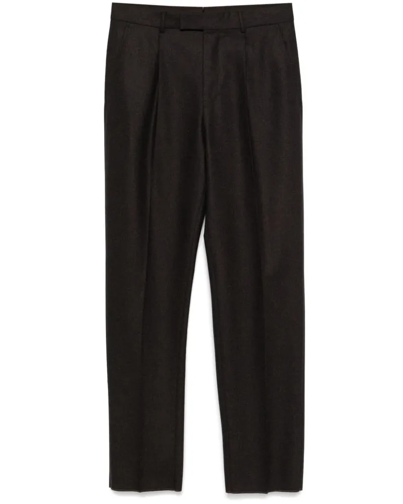 Ermenegildo Zegna Hose mit Bundfalten - Braun Braun