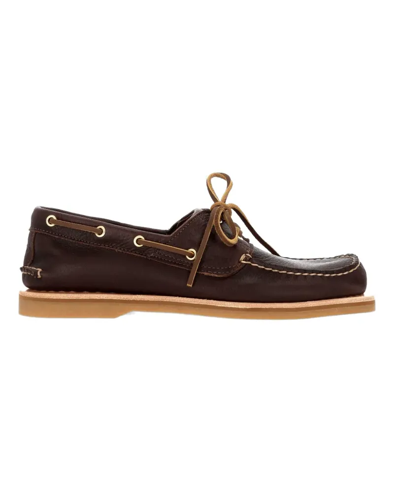 Timberland lace-up leather boat shoes - Braun Braun