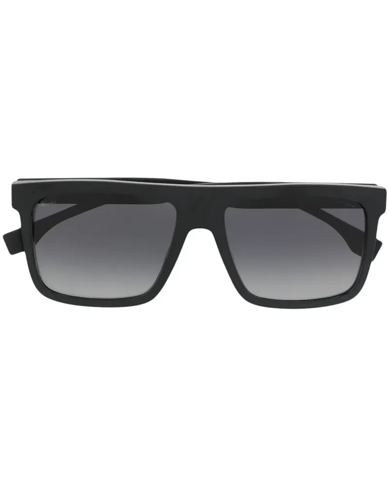 HUGO BOSS Sonnenbrille mit polarisierten Gläsern - Schwarz Schwarz