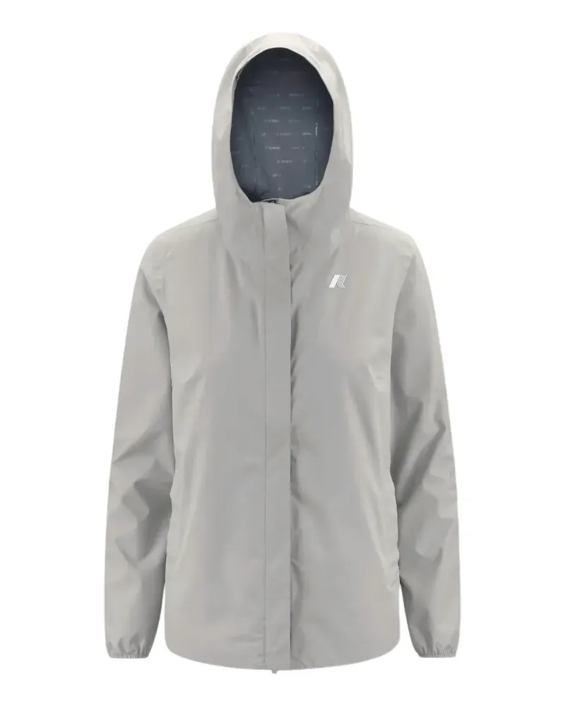 K-Way Marguerite Stretch Dot Jacke - Grau Grau