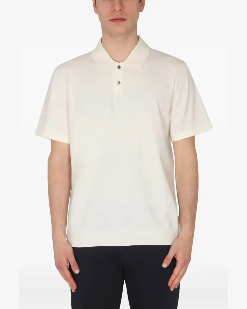 Theory buttoned polo shirt - Nude Nude