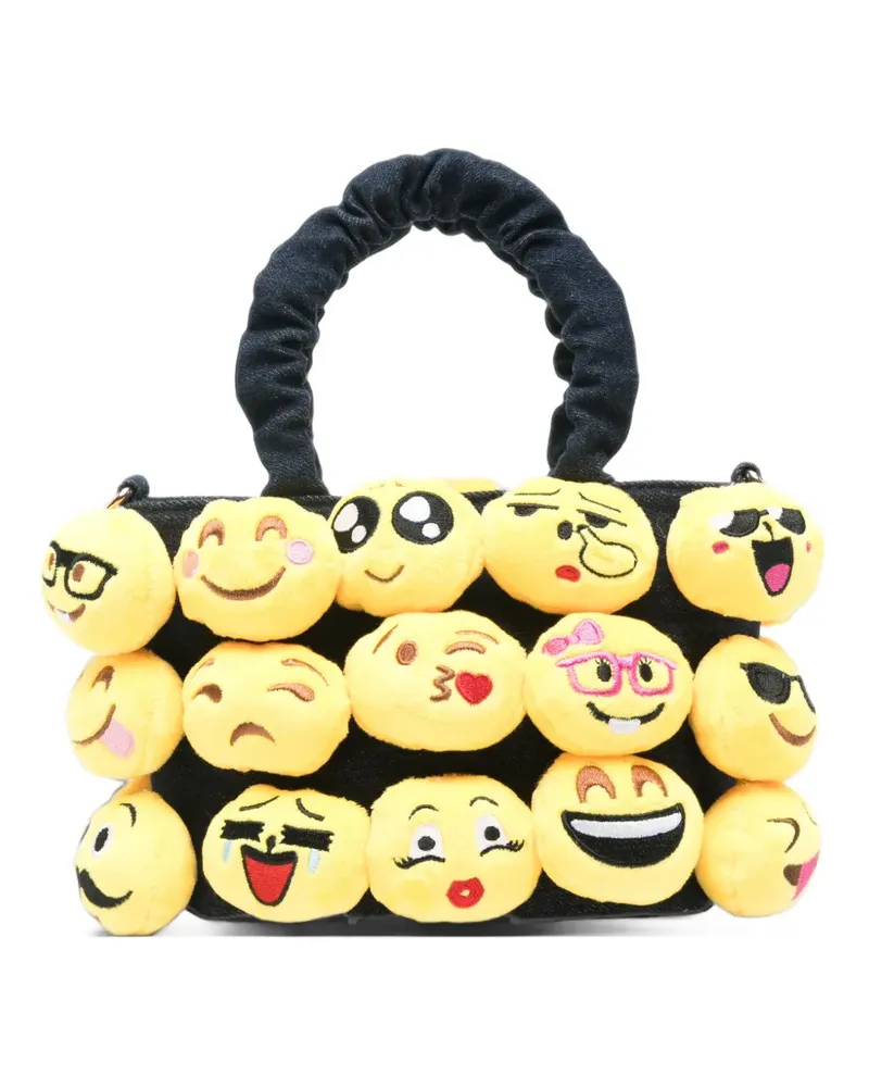 La Milanesa small Positive emoji-motif tote bag - Gelb Gelb