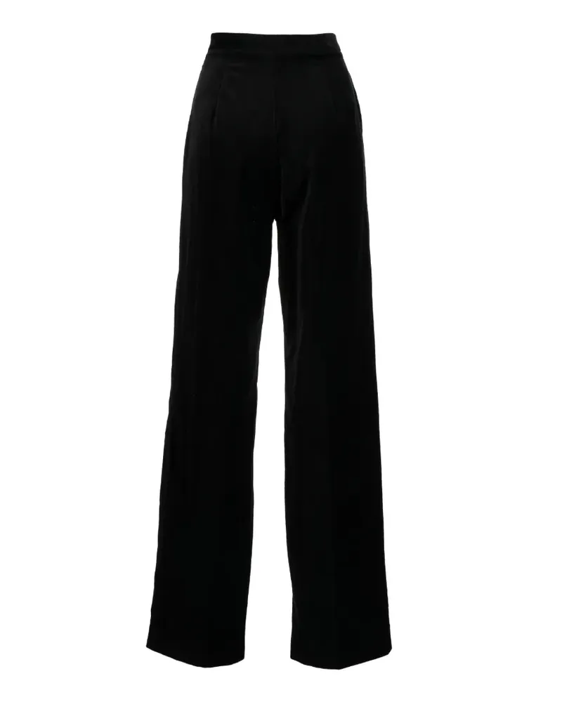 ANOUKI High-Waist-Hose mit geradem Bein - Schwarz Schwarz