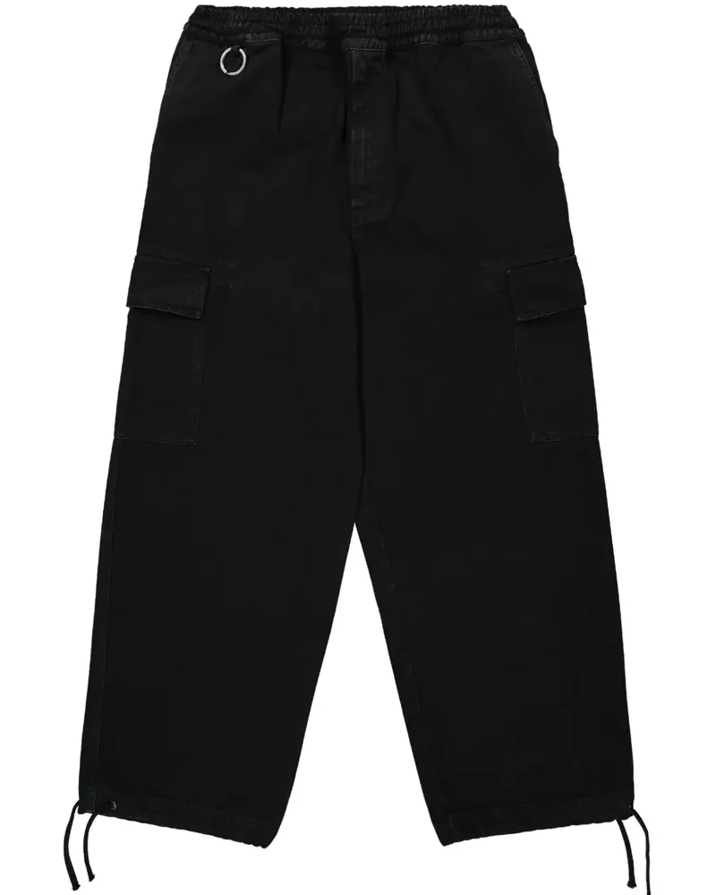 Études Studio Klassische Cargohose - Schwarz Schwarz