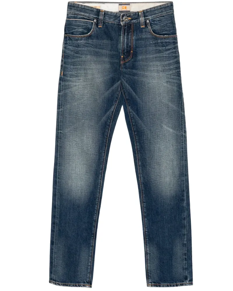 HUGO BOSS Ausgeblichene Jeans - Blau Blau