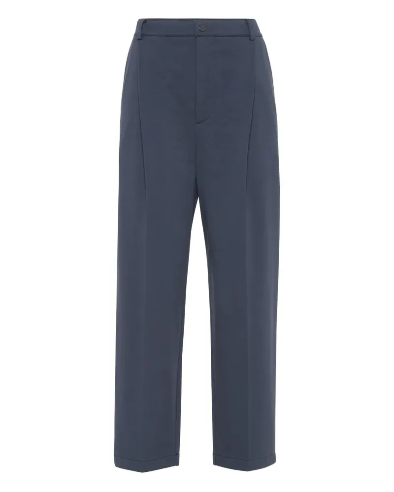 Brunello Cucinelli Hose aus Jersey - Blau Blau