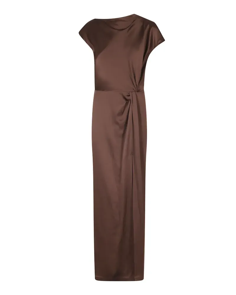 Federica Tosi Drapiertes Kleid - Braun Braun