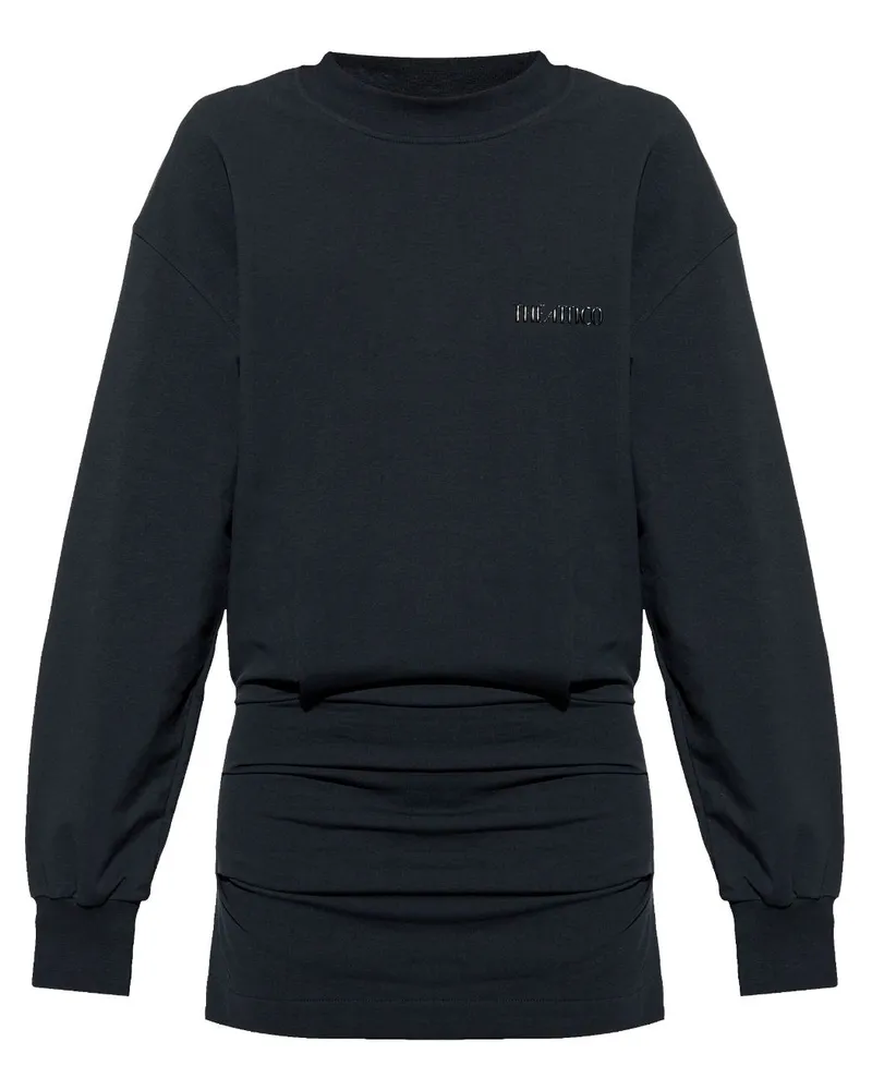 ATTICO Minikleid mit Applikation - Schwarz Schwarz
