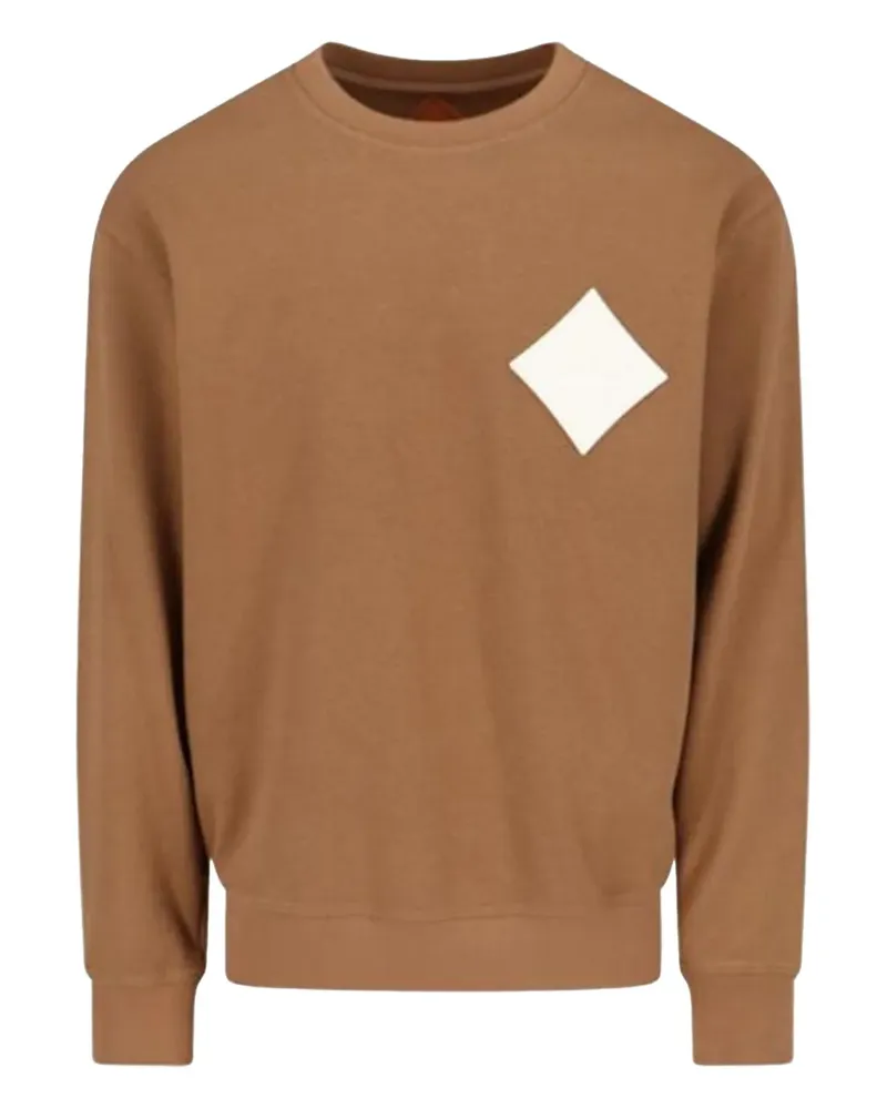 MCM Sweatshirt mit Logo-Patch - Braun Braun