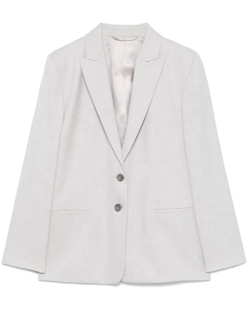 Calvin Klein Meliertes Flanellsakko - Grau Grau