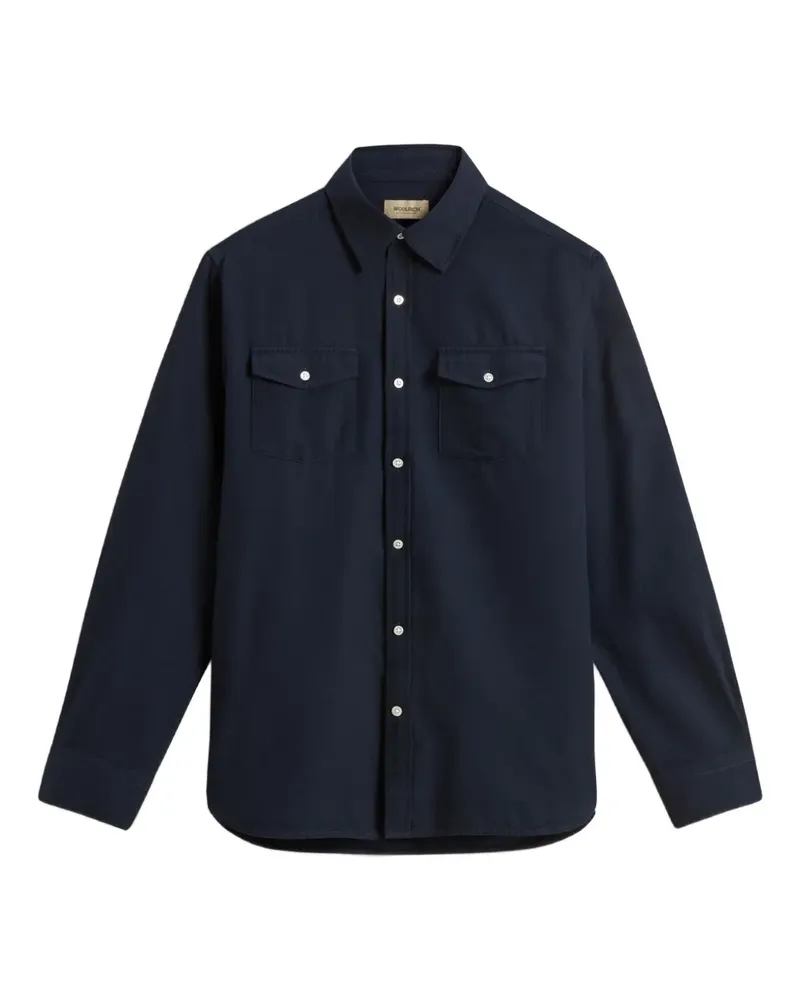 Woolrich Flanell Duncan Hemd - Blau Blau