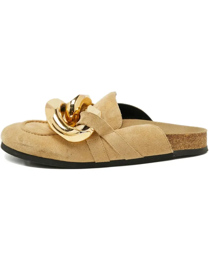 J.W.Anderson 2024 Sandalen aus Wildleder - Nude Nude