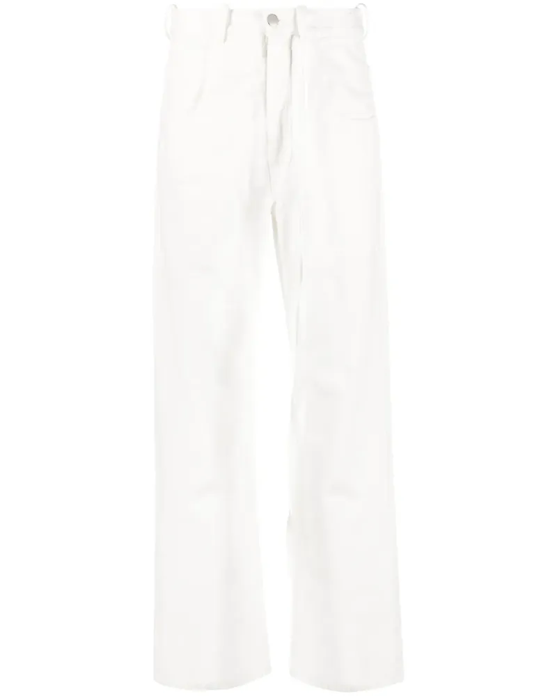 Ann Demeulemeester Jeans mit geradem Bein - Weiß Weiß