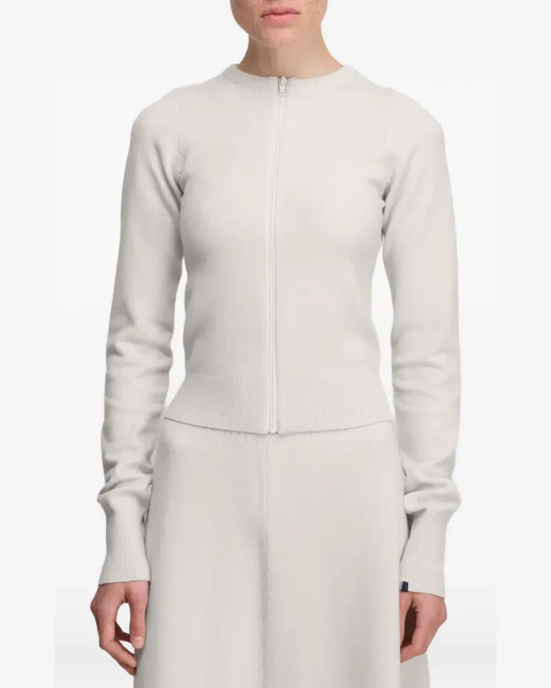 extreme cashmere Tangerine zip-up cardigan - Grau Grau