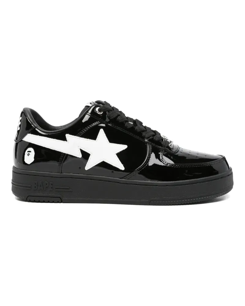 BAPE Bape Sta leather sneakers - Schwarz Schwarz