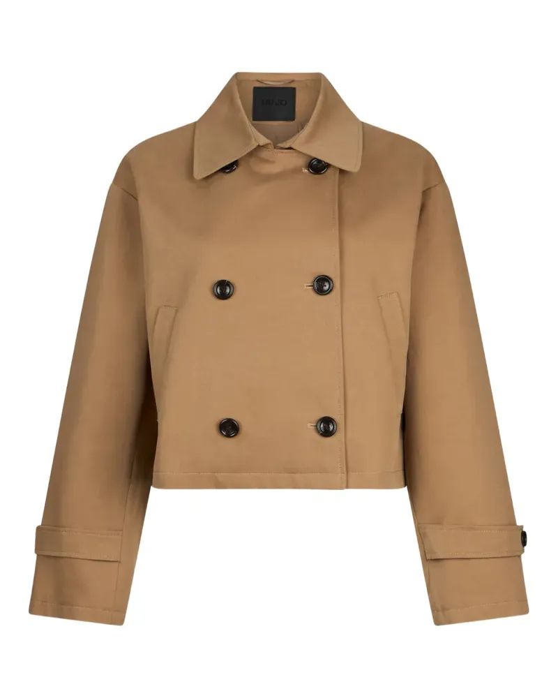 Liu Jo Doppelreihige Cropped-Jacke - Braun Braun