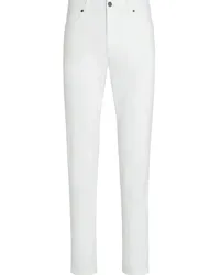 Ermenegildo Zegna Roccia Slim-Fit-Jeans Weiß