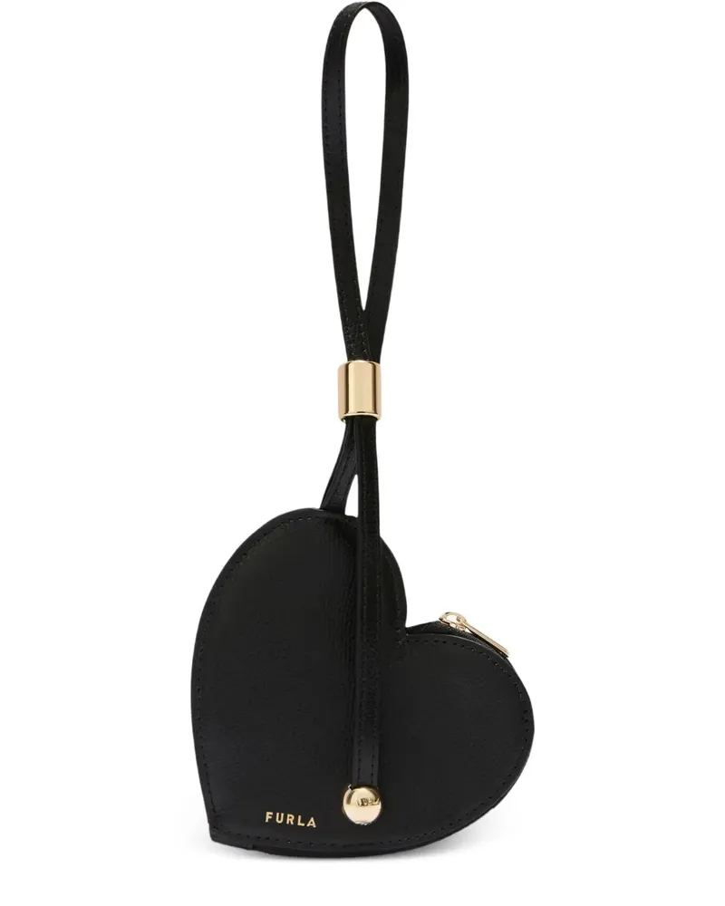 Furla Kleines Laura Portemonnaie mit Herz - Schwarz Schwarz