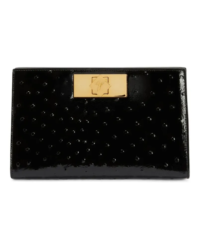 Giuseppe Zanotti Annhita Clutch - Schwarz Schwarz