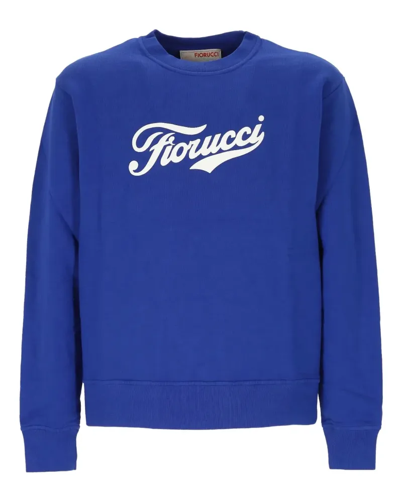Fiorucci Sweatshirt mit Logo-Print - Blau Blau