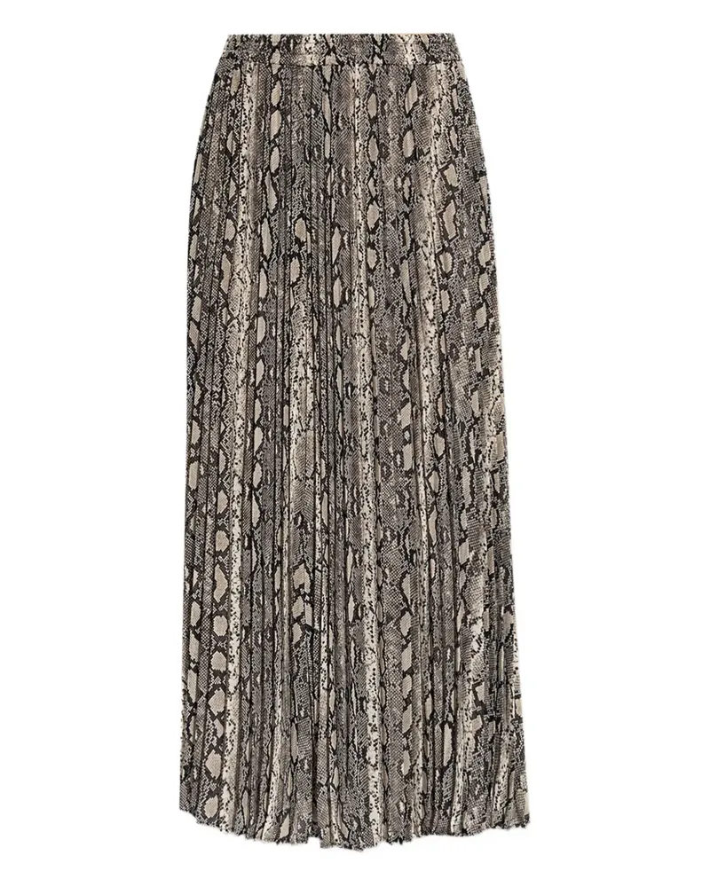 Michael Kors Rock mit Schlangenleder-Print - Grau Grau
