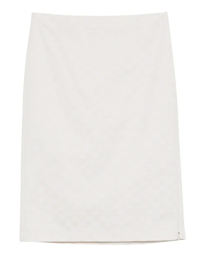 Gucci Midirock mit GG-Muster - Nude Nude