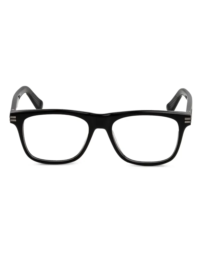 Ermenegildo Zegna Brille mit eckigem Gestell - Schwarz Schwarz
