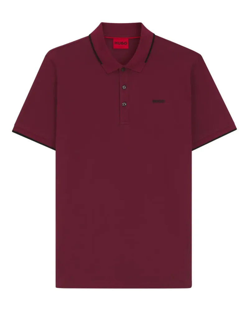 HUGO BOSS Poloshirt mit Logo-Stickerei - Rot Rot