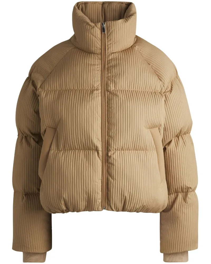 HUGO BOSS Gerippte Daunenjacke - Nude Nude