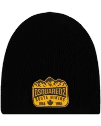 Dsquared2 Mütze mit Logo-Applikation Schwarz