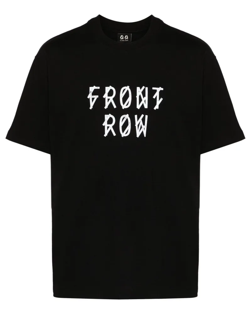 44 LABEL GROUP Front Row T-Shirt - Schwarz Schwarz