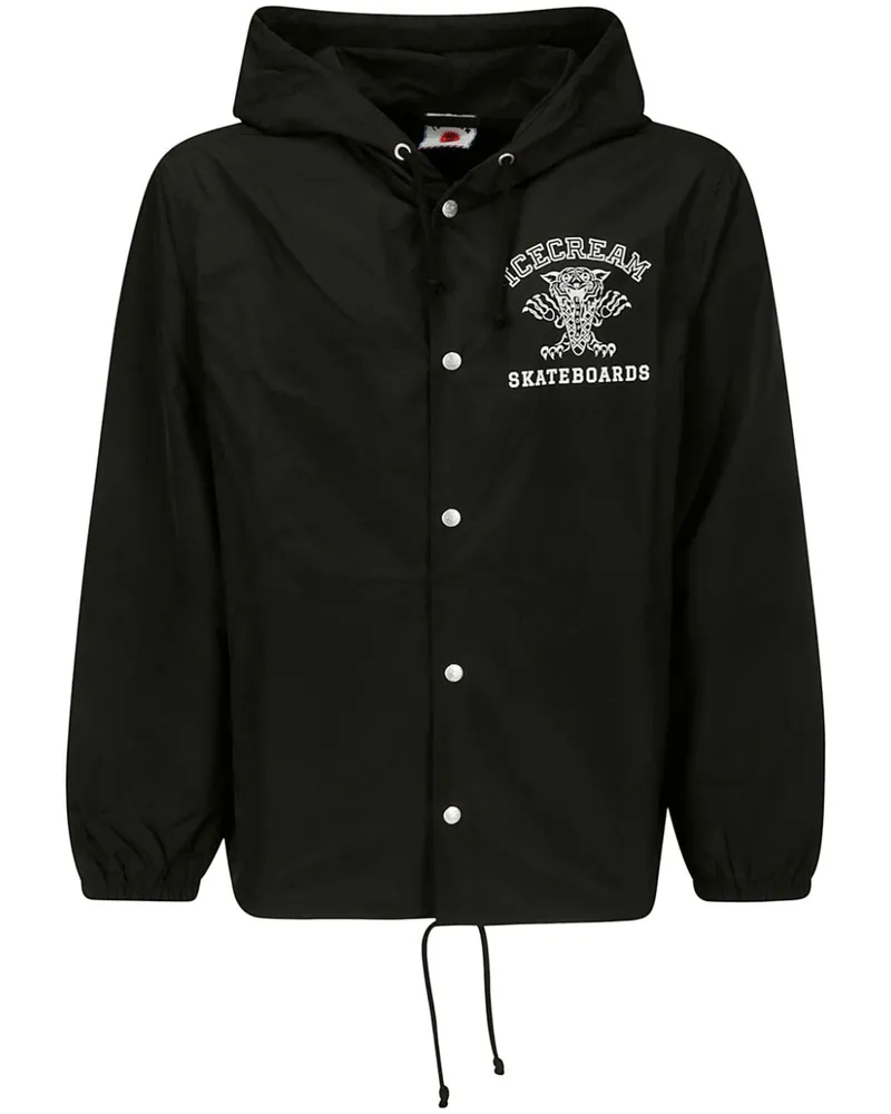 ICECREAM Hoodie mit Logo-Print - Schwarz Schwarz