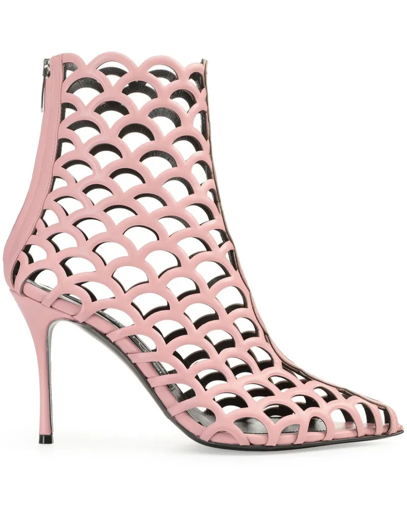 Sergio Rossi SR Mermaid Stiefeletten 90mm Rosa