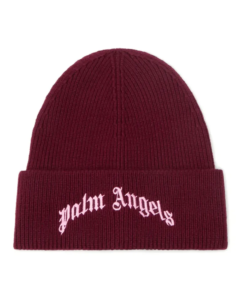 Palm Angels logo beanie - Rot Rot