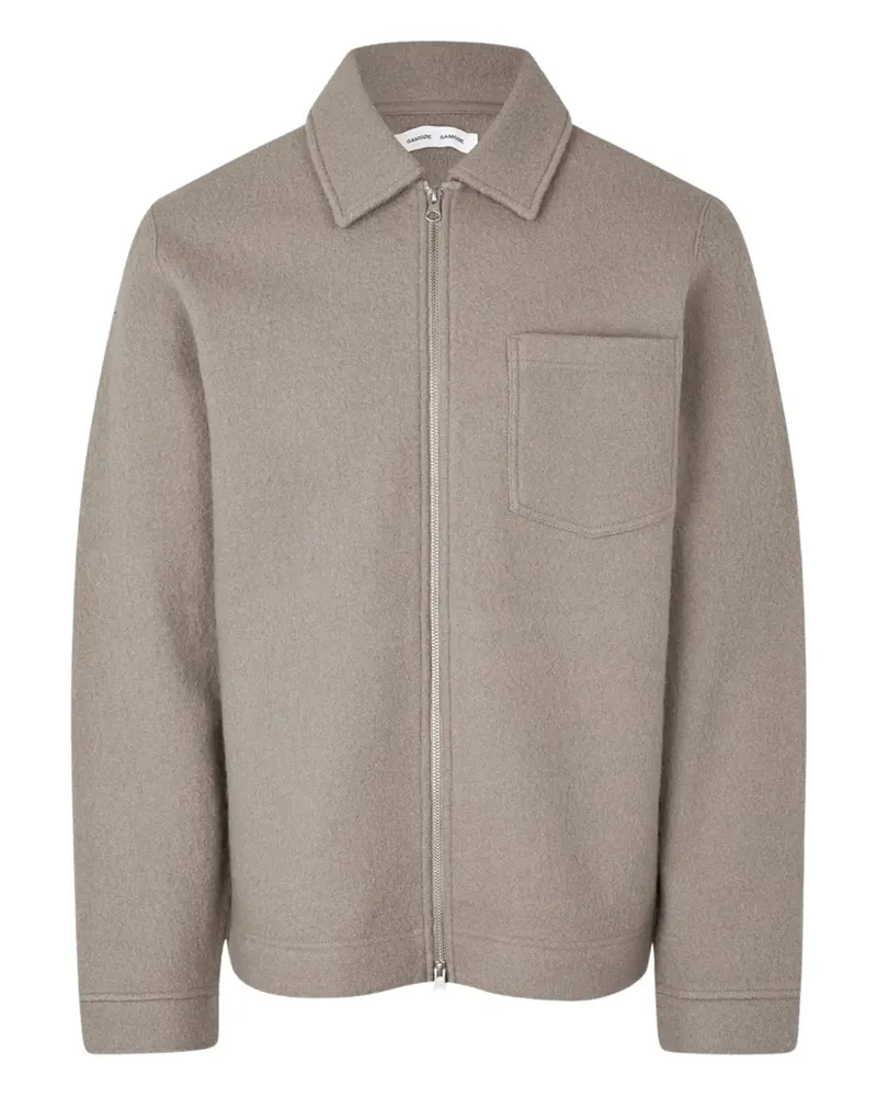 Samsøe & Samsøe Hannes zip pocket jacket - Nude Nude