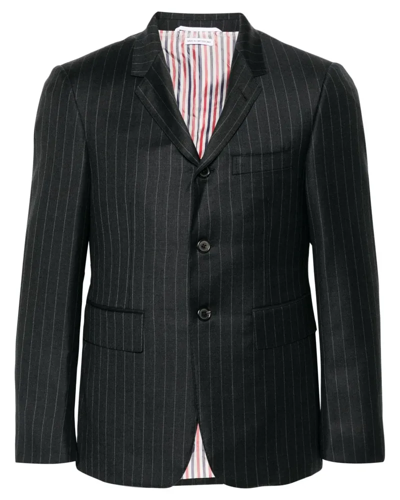 Thom Browne Sakko mit Nadelstreifen - Grau Grau