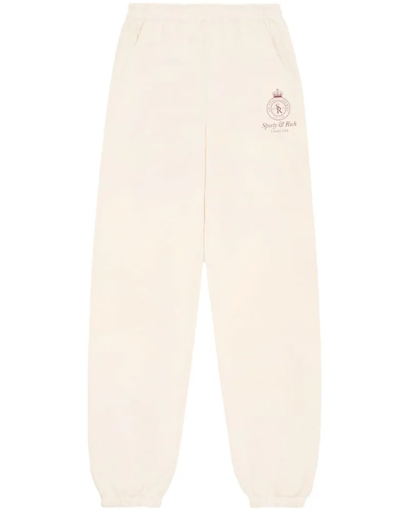 SPORTY & RICH Cron Jogginghose - Nude Nude