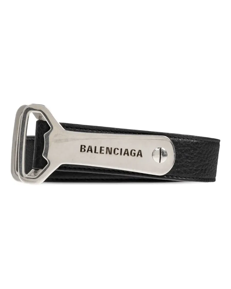 Balenciaga Gürtel mit Logo-Schnalle - Schwarz Schwarz