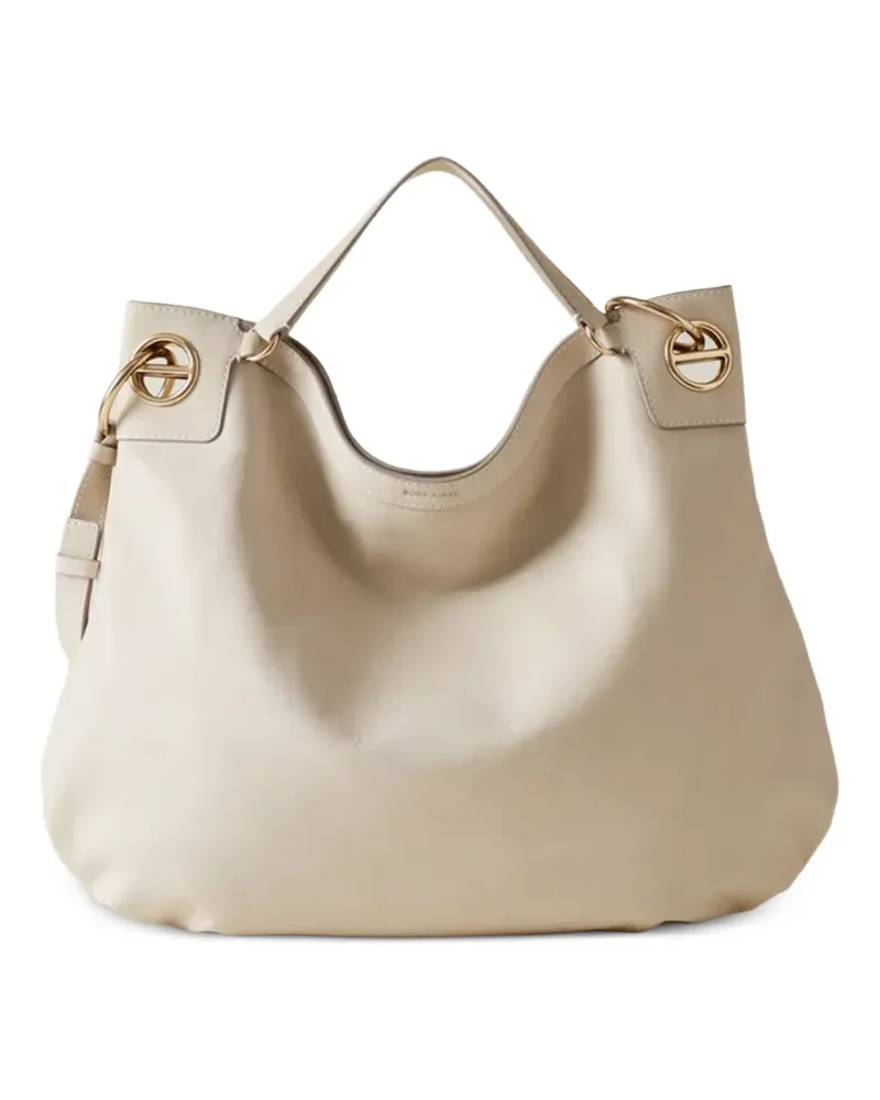 Borbonese large London tote bag - Nude Nude