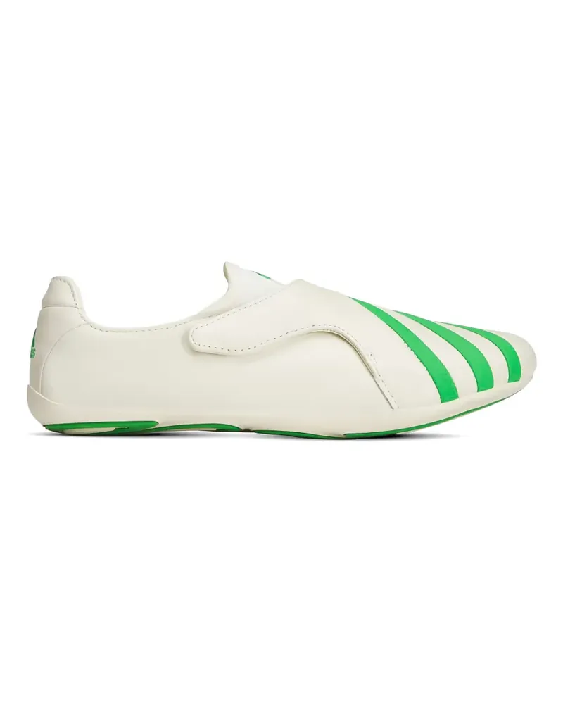 adidas x Pharrell Virginia Vario Flat Earther touch-strap leather sneakers - Nude Nude